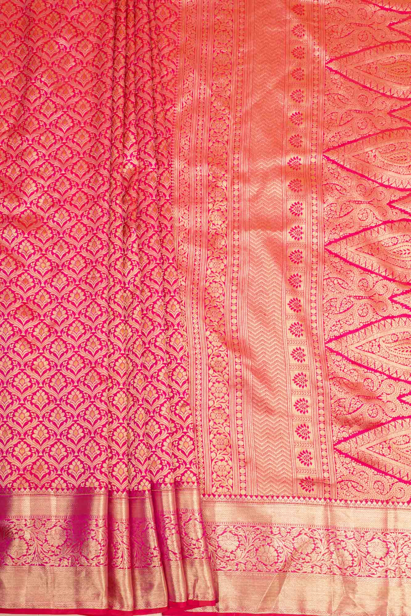 South Indian Woven Zari Saree