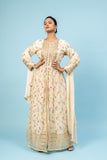 Georgette Floor Length Readymade Suit With Chinon Dupatta