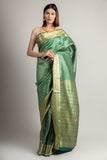 South India Silk Saree With Zari Brocade