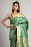 South India Silk Saree With Zari Brocade